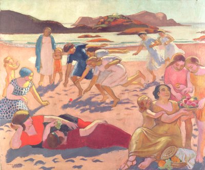 Juego de pelota en la playa, 1922 de Maurice Denis